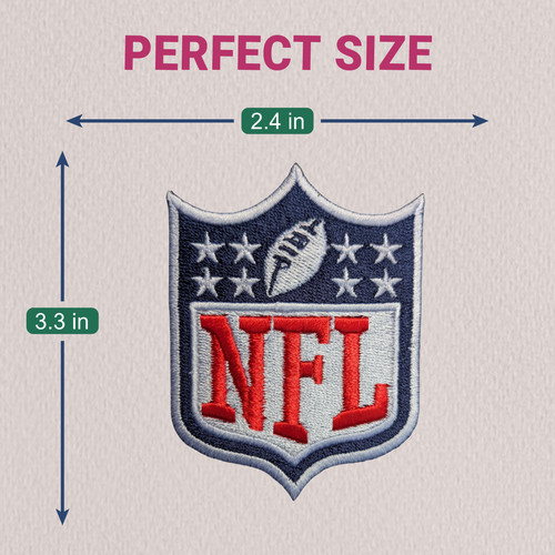 Nfl logo patch - football, shield