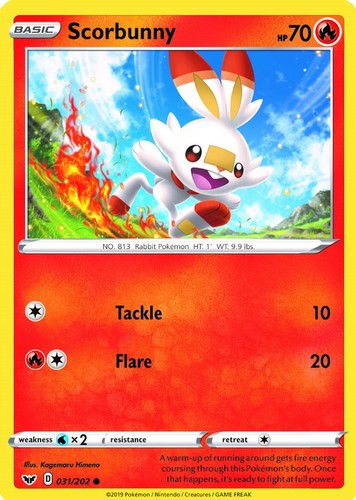 Scorbunny 031 202 common - -, 031/202