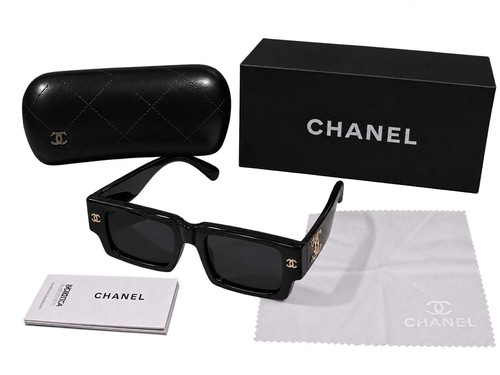 Chanel sunglasses black white - chanel,